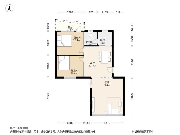 龙珠花园户型图