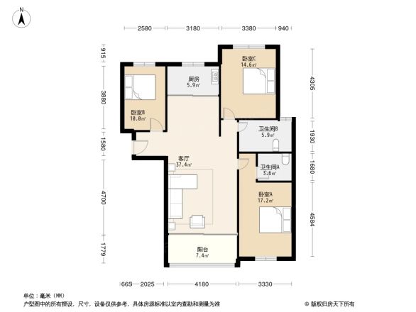 华齐小区户型图