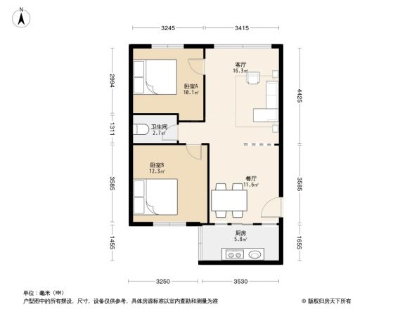 青竹花园二期户型图