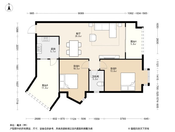 海逸豪庭户型图