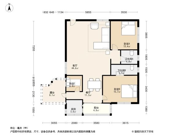 龙珠花园户型图