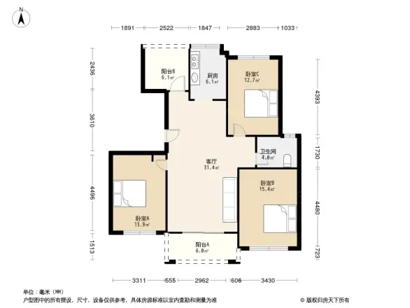 御亭山户型图