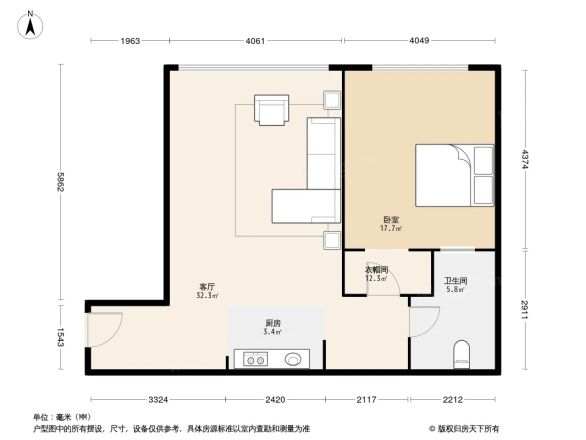 横琴金融传媒中心户型图