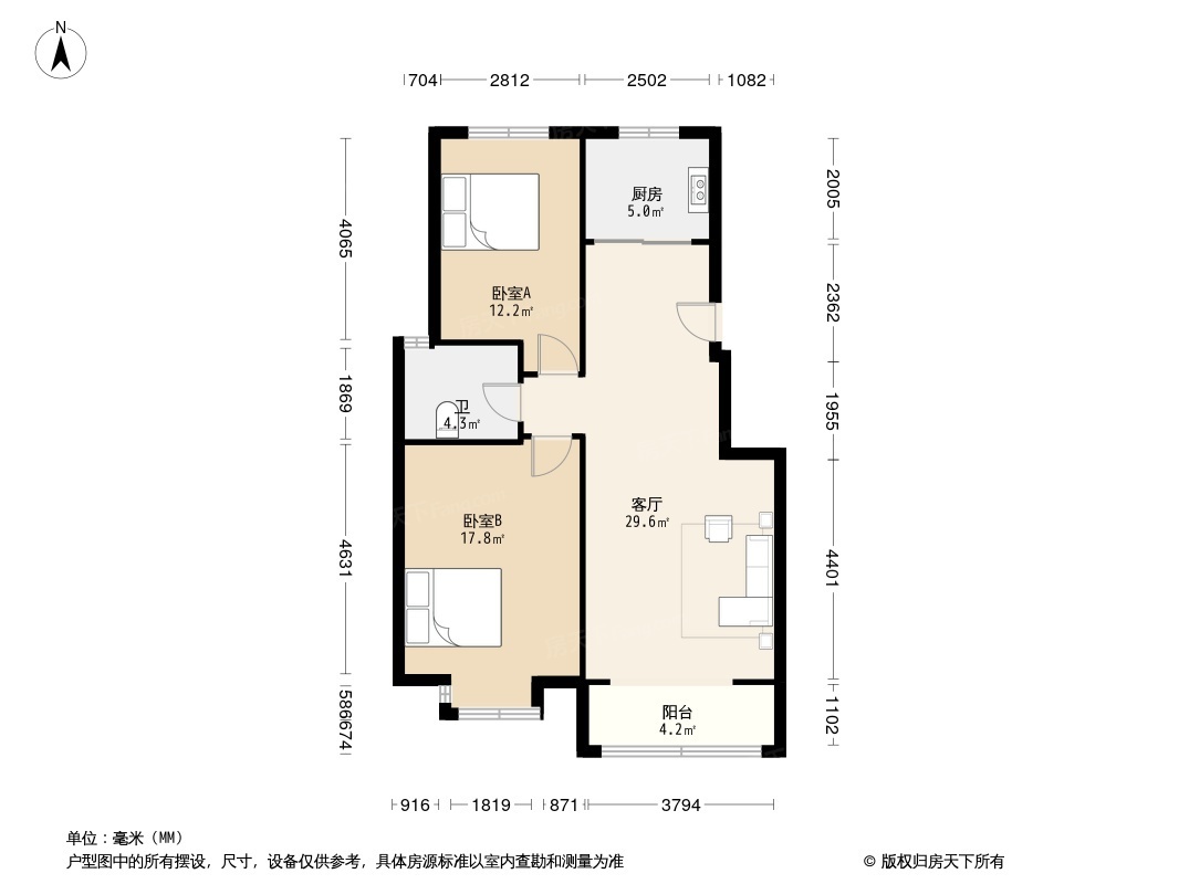 户型图1/2