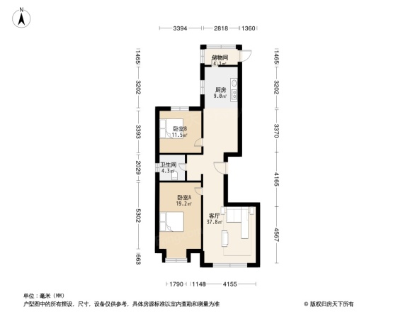 宝湖海悦户型图