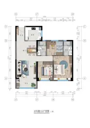 富森·江山赋3室2厅1厨2卫建面125.00㎡