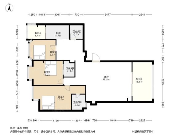 百德·康桥假日户型图