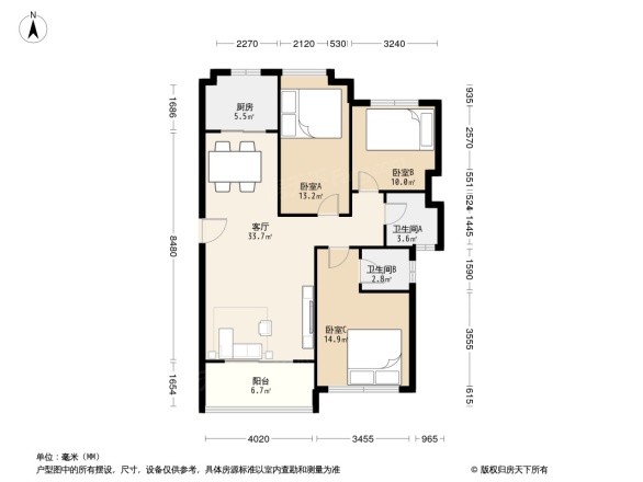 东湖帝景户型图