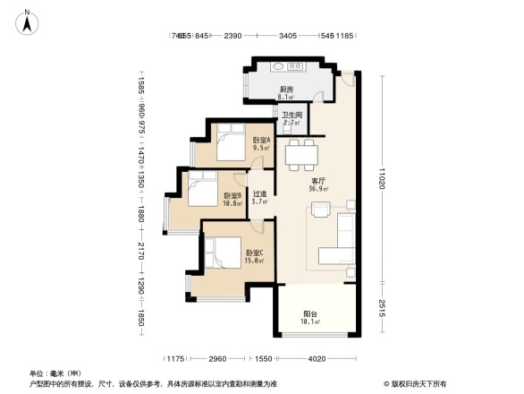 兴瑞·天鹅湖户型图