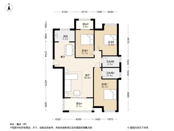 紫湖山庄户型图