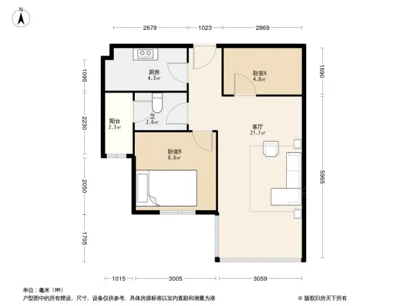 东湖帝景户型图