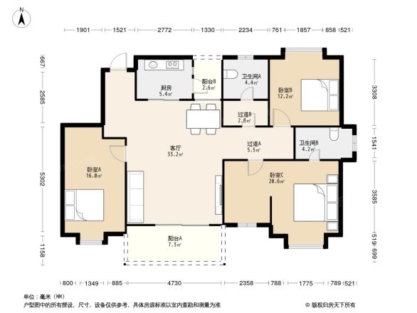 振邦嘉和苑户型图