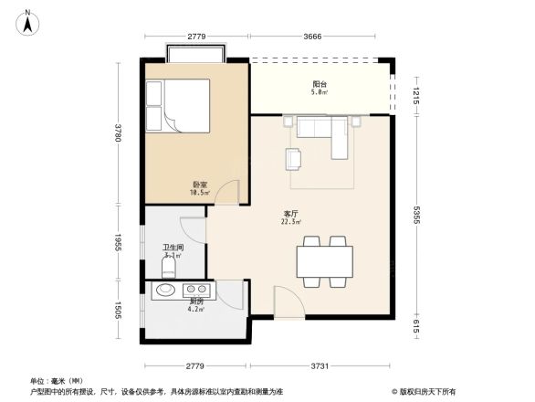 明苑花园商住楼户型图