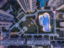 二郎中海九龙天颂,精装正规三房,全朝中庭,轻轨天街