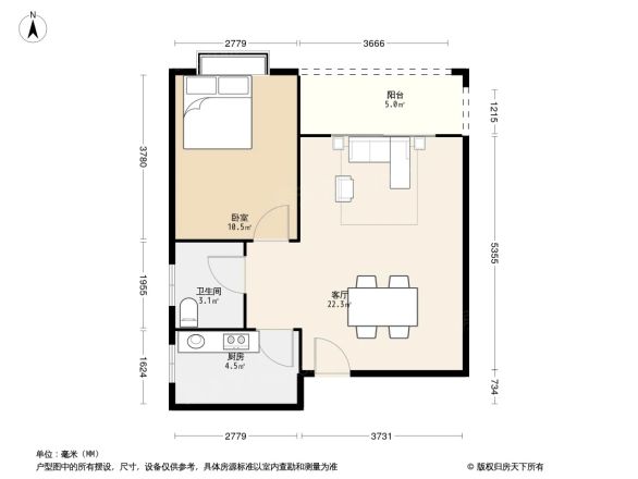 明苑花园商住楼户型图