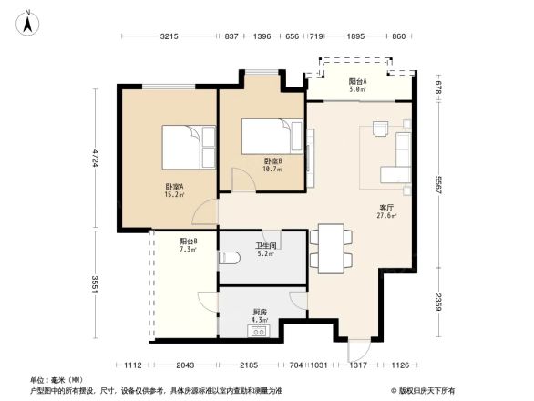 振邦嘉和苑户型图