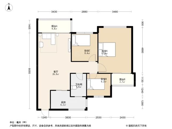 在海一方户型图