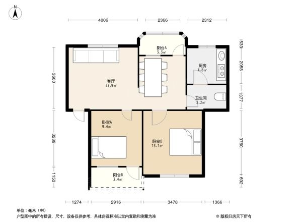 银苑小区户型图