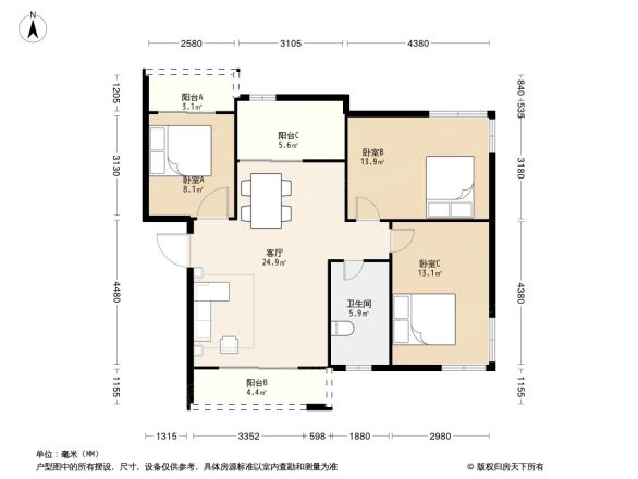 望阳小区户型图
