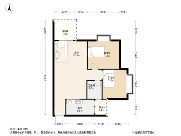 华天佳苑户型图