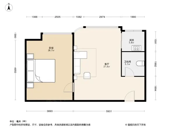 北海花园户型图