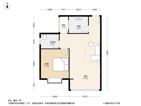 汇景公寓户型图