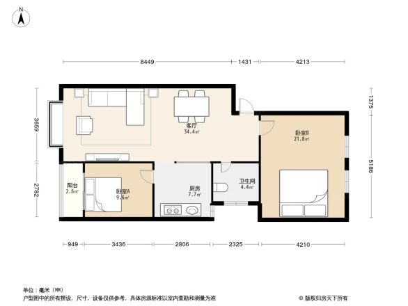 海天花园户型图