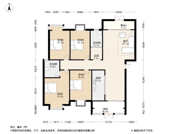 鸿源生态新城户型图