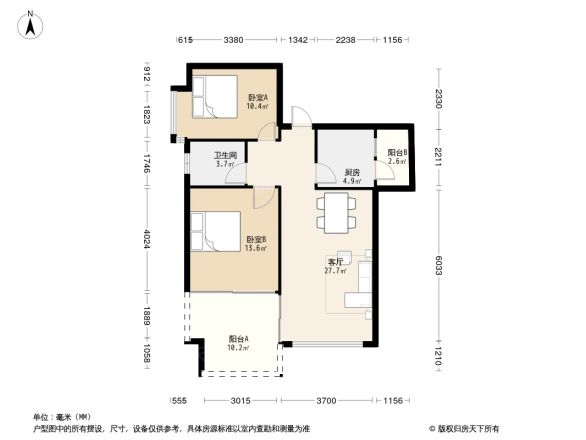 蓝色乐章户型图