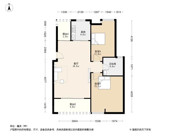 华杰·赫尔馨居户型图
