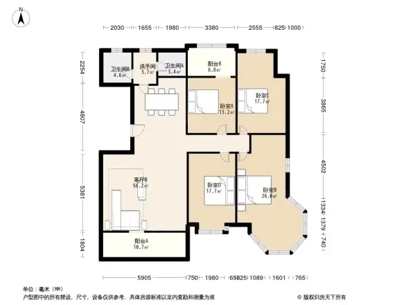 锦绣花园户型图