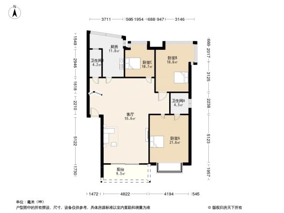 天和花园户型图