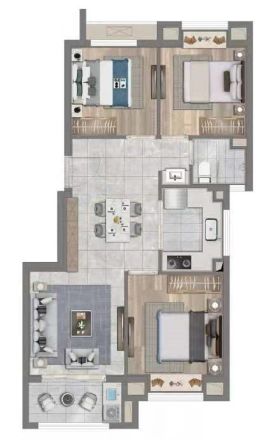 大名城·映玥户型图