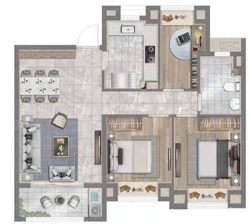 大名城·映玥户型图