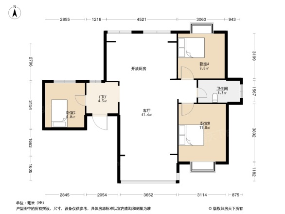 御海澜庭户型图
