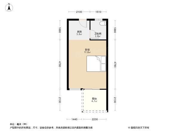 凯昇银滩假日公寓商住楼户型图
