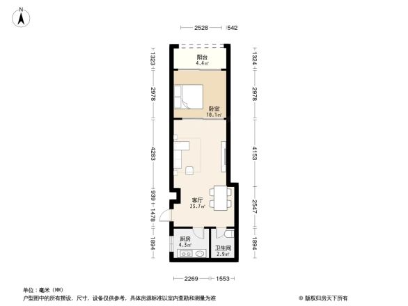 启东商务公寓户型图