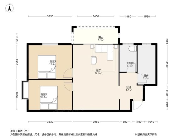 恒贵公寓户型图