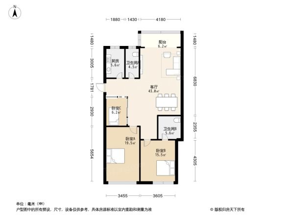 天和花园户型图