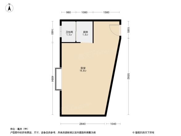 天赐花园户型图