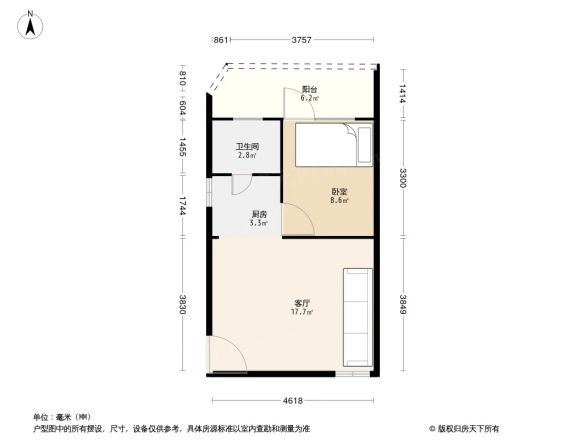 万科城市花园户型图