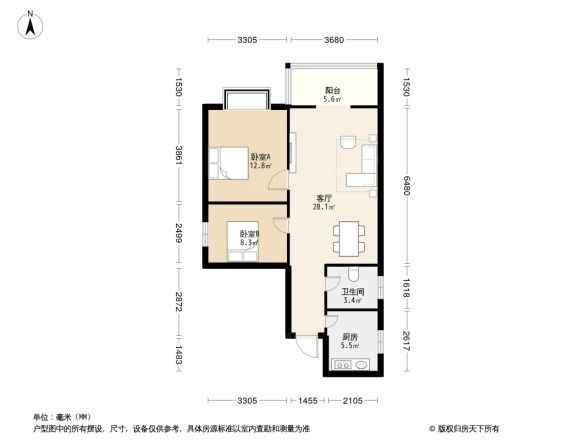 悦发·大厦户型图