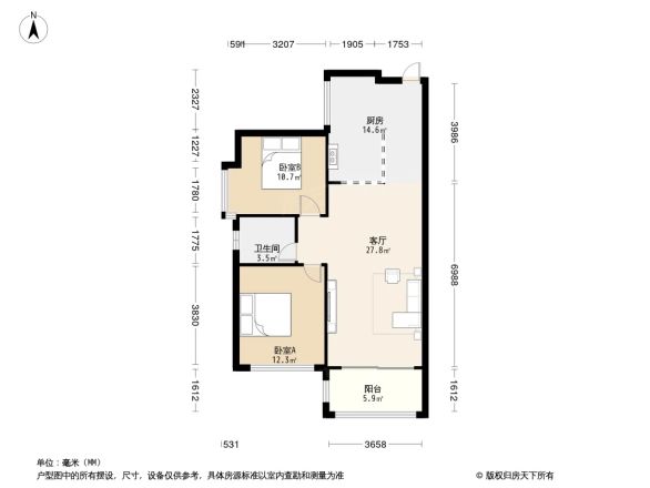 汇景公寓户型图
