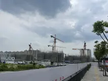 鸣翠东著实景图在建工地