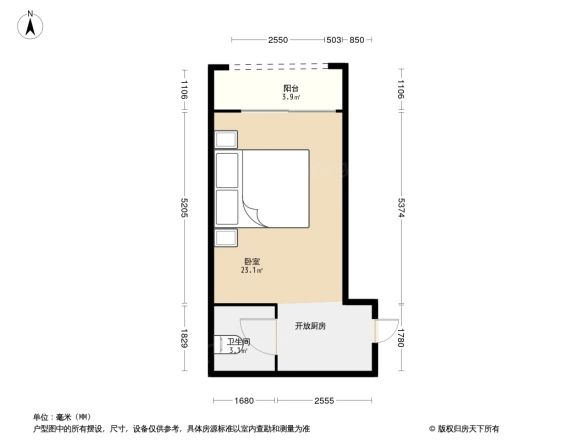 启东商务公寓户型图