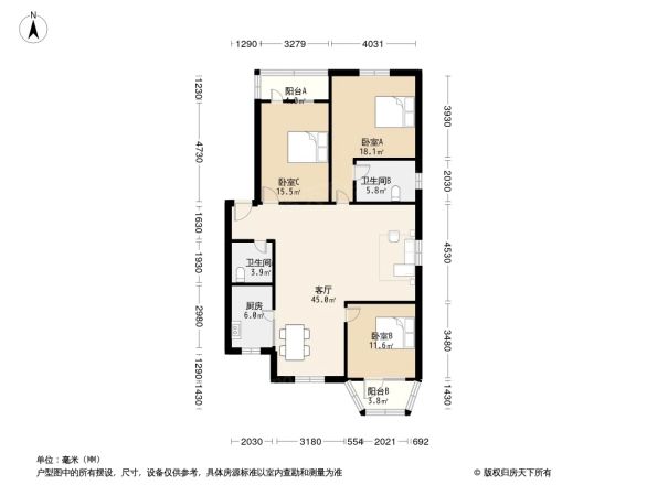 赛普花园商住楼户型图
