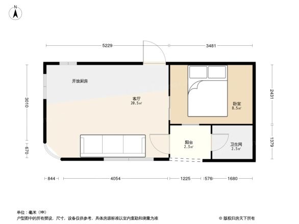 启东商务公寓户型图