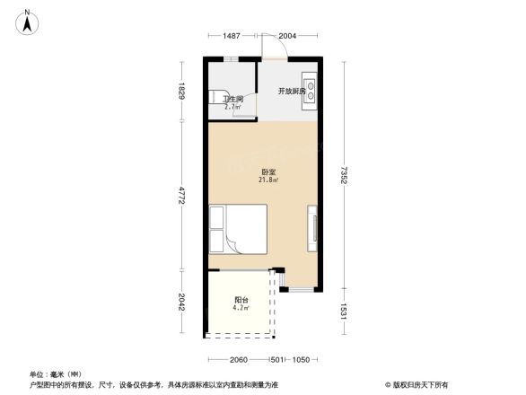 凯昇银滩假日公寓商住楼户型图