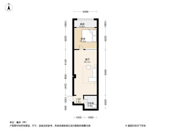 启东商务公寓户型图