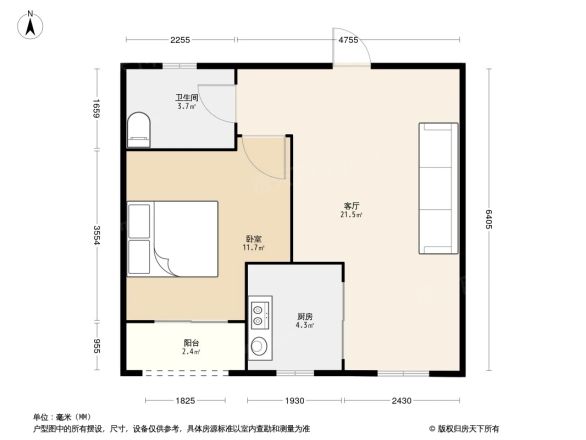启东商务公寓户型图